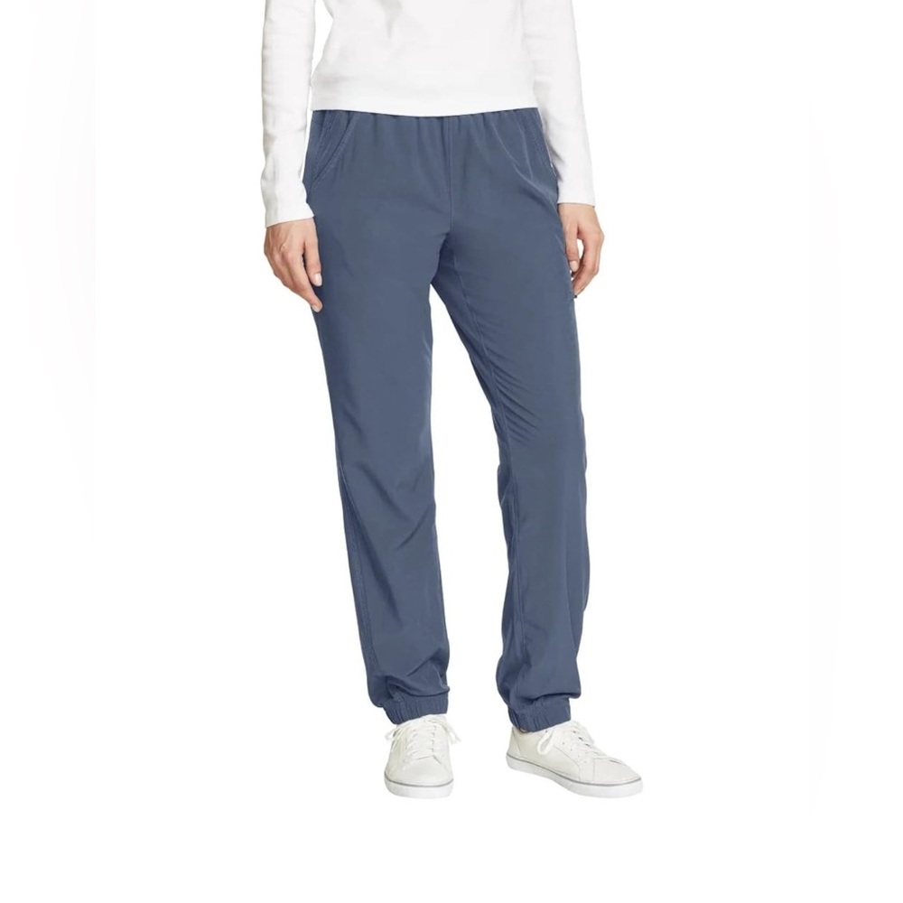 Eddie Bauer Women's Fleece Lined Pants, StormRepel & UPF 50+ Blue 8